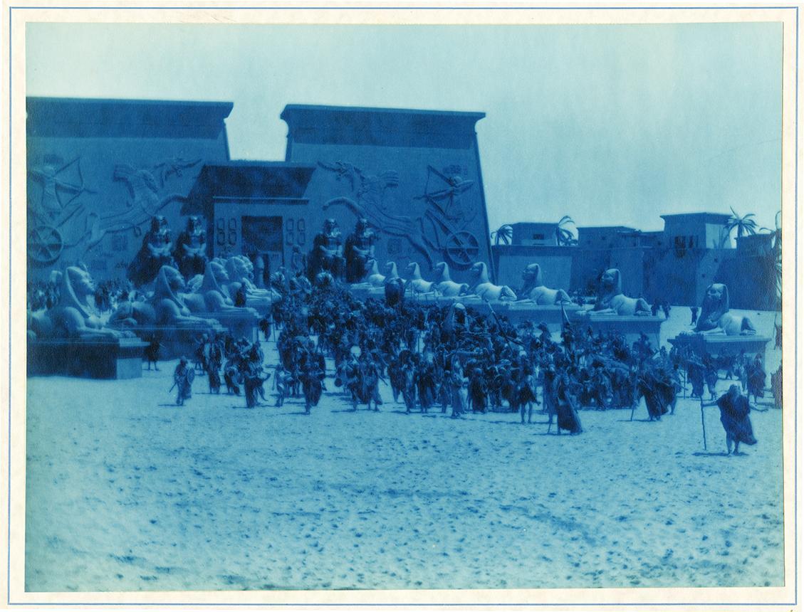 Filming of "The Ten Commandments," 1923